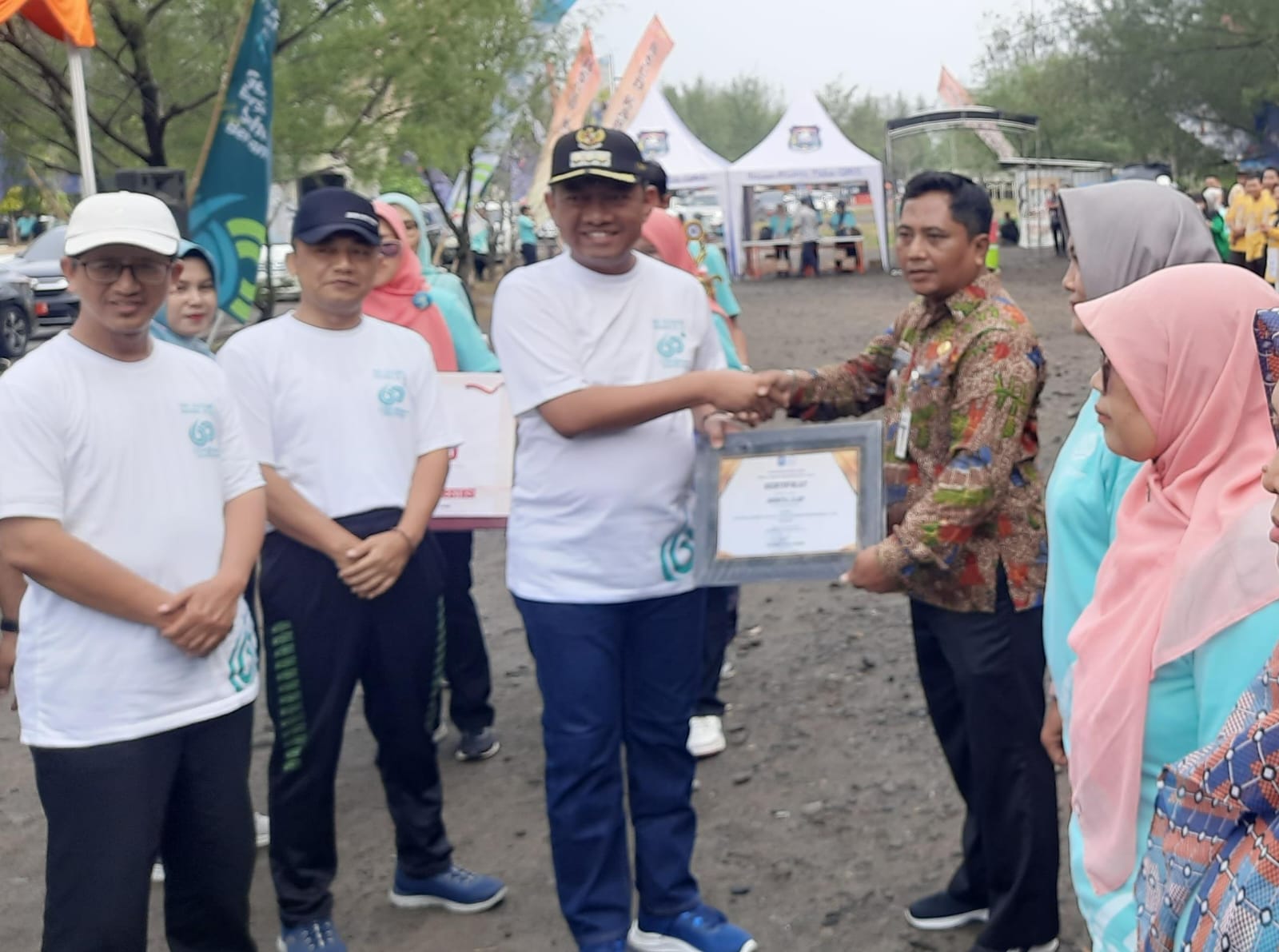 Pj Wali Kota Jadi Pembina Apel HKN di Obyek Wisata PAI Tegal