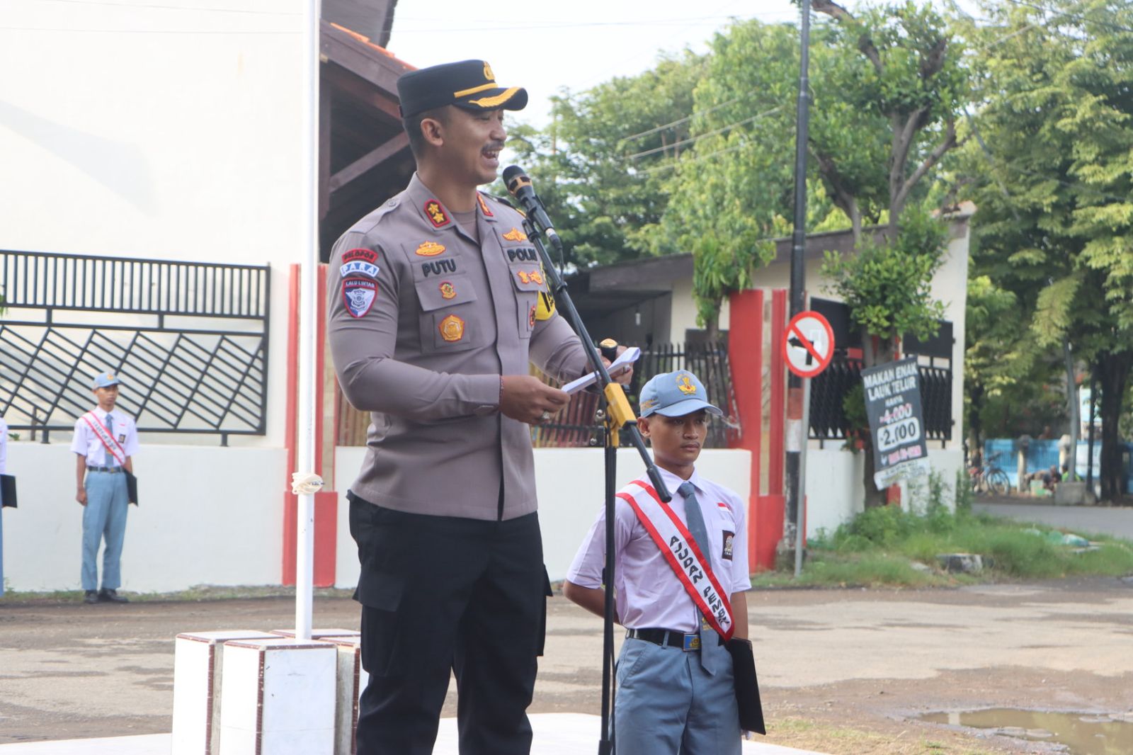 Polisi Ingatkan Pelajar SMA di Tegal Agar Tak Terlibat Kenakalan Remaja