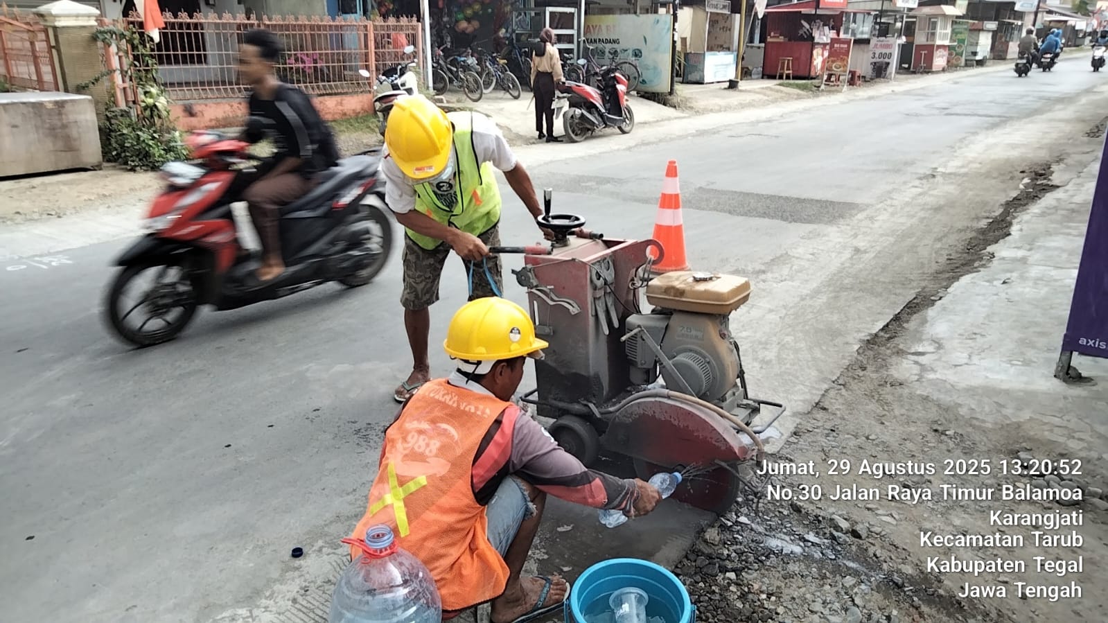 Perbaikan Jalan Balamoa–Gembongdadi Kabupaten Tegal Dimulai, Progres Capai 30 Persen 