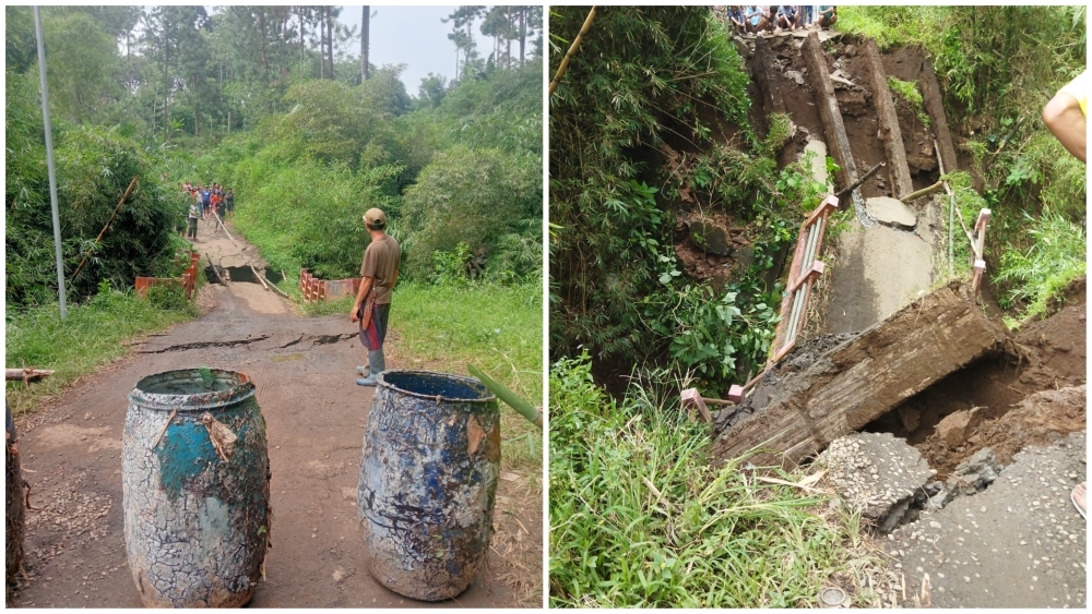 Jembatan Kalibuntu Brebes Ambruk Digerus Banjir, Ratusan KK di Cilibur Terisolasi