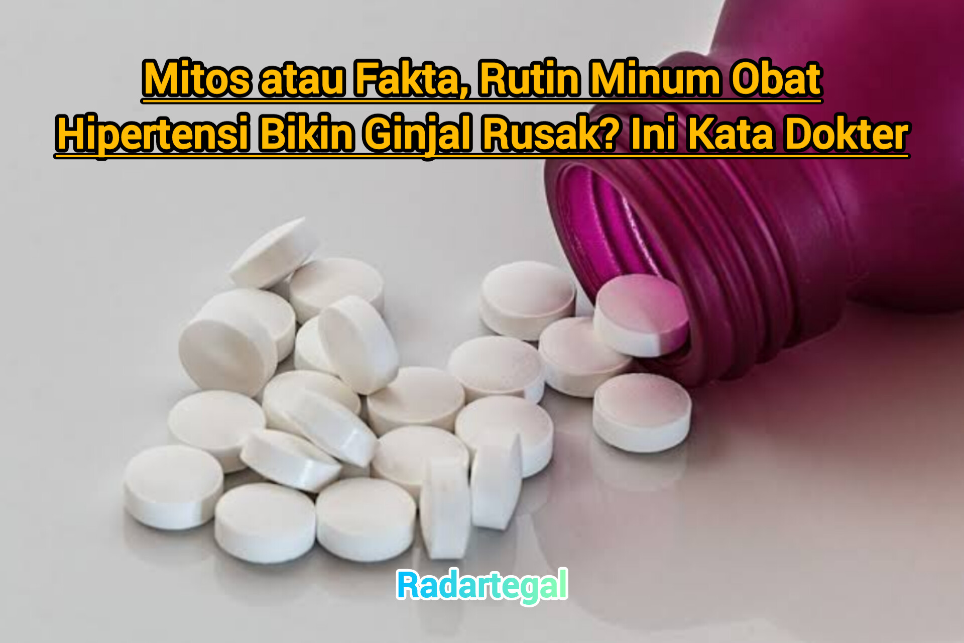 Mitos atau Fakta, Rutin Minum Obat Hipertensi Bikin Ginjal Rusak? Ini Kata Dokter