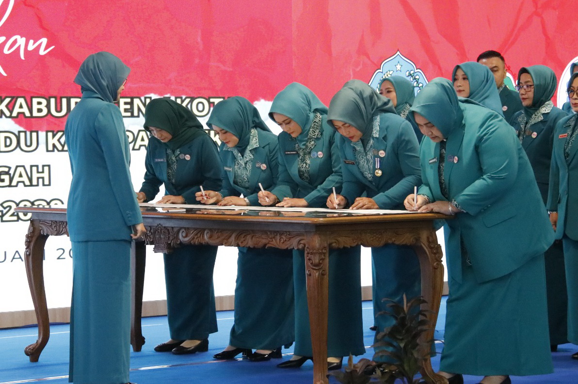 Istri Sekda Dilantik Jadi Ketua TP PKK Kota Tegal, Wakil Wali Kota Bilang Begini