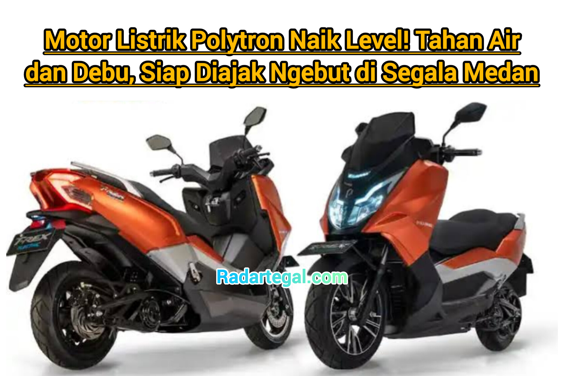 Motor Listrik Polytron Naik Level! Tahan Air dan Debu, Siap Diajak Ngebut di Segala Medan