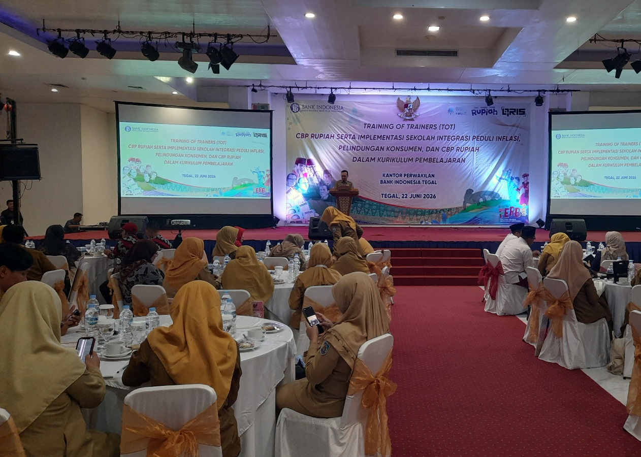 400 Guru di Tegal dan Sekitarnya Dibekali Cara Mengenali Ciri-ciri Uang Asli