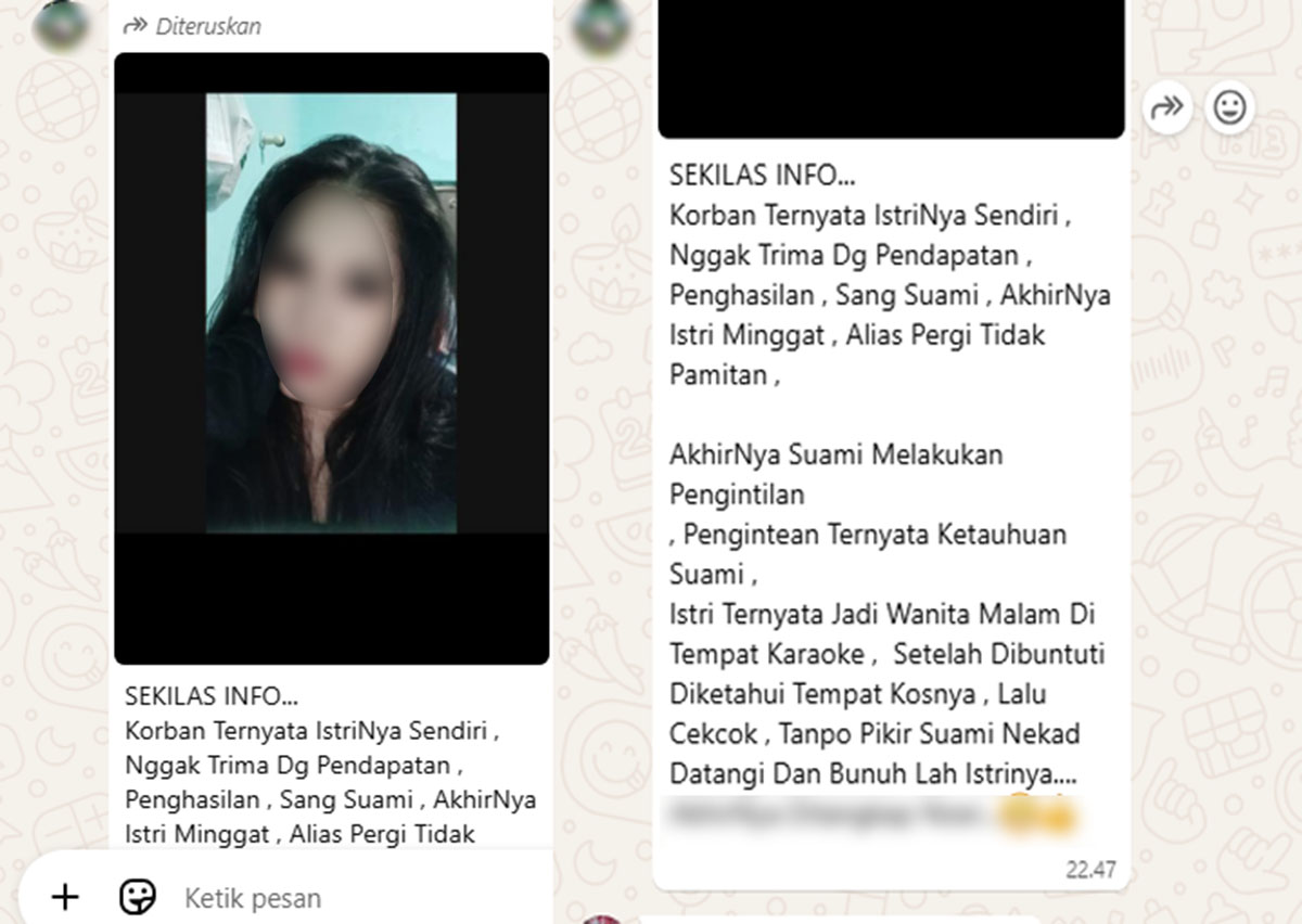 Heboh Pelaku Pembunuhan Wanita Muda di Tegal Ternyata Suami Korban