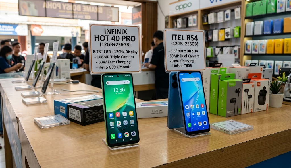 7 HP RAM 12GB Paling Murah 2026, Mulai Rp2 Jutaan