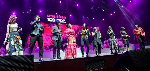 Smartfren Gelar Event Musik dan Budaya “Malam 100 Cinta”