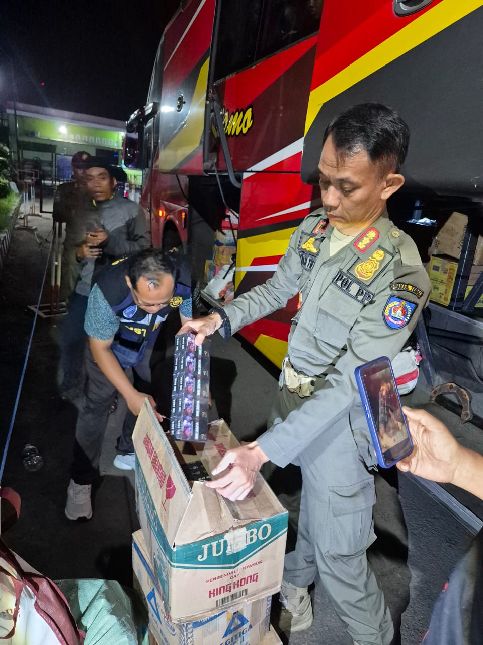 Ribuan Batang Rokok Ilegal di Kabupaten Tegal Diamankan