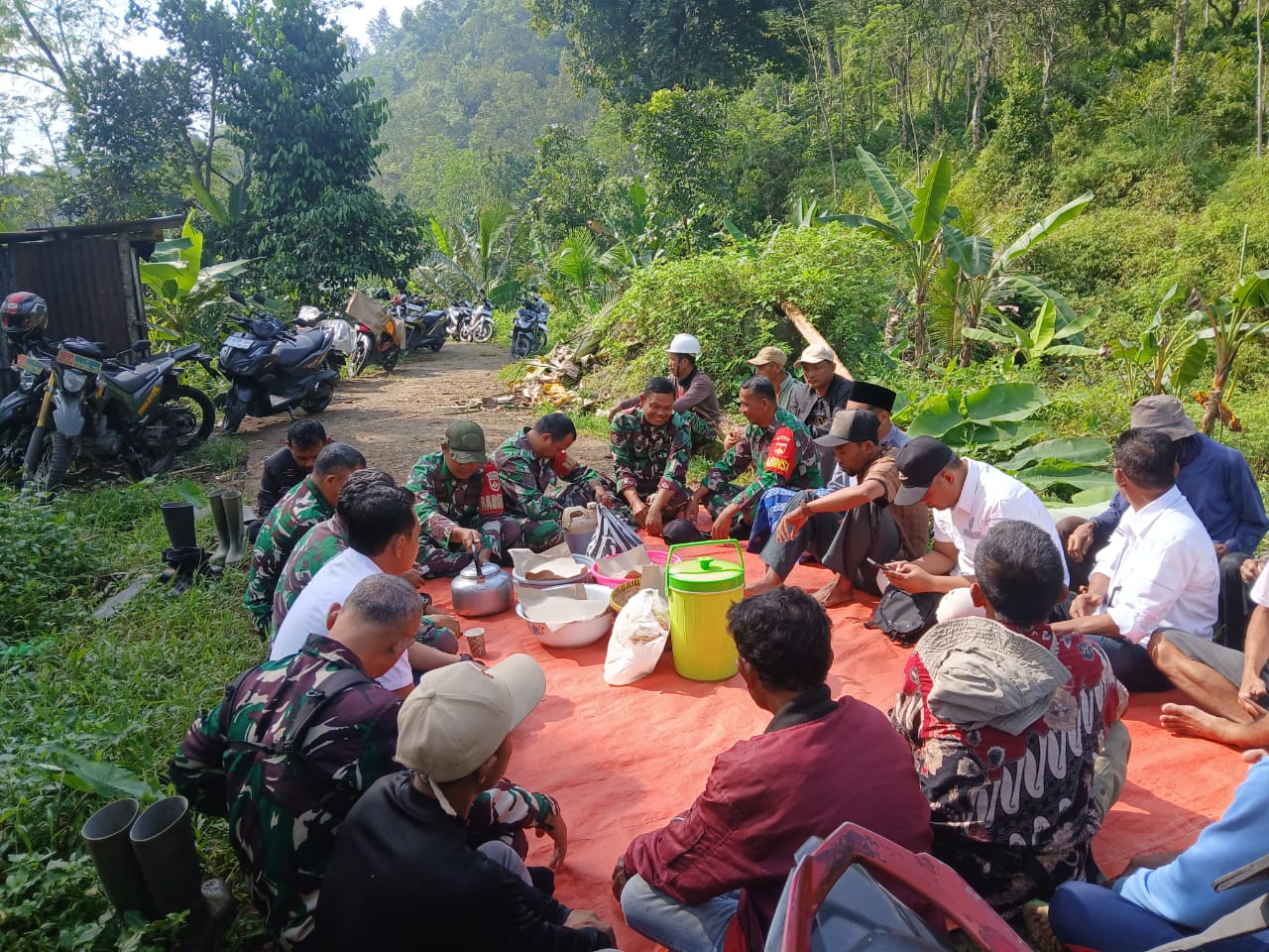 Sambut Kegiatan Pra TMMD Sengkuyung Tahap II di Desa Bulakan Pemalang, Warga Gelar Acara Ini