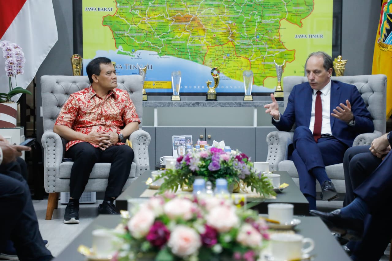 Dubes Prancis Temui Gubernur Jateng, Jalin Kerja Sama Strategis 