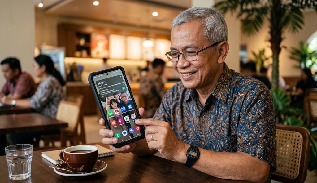 Daftar HP Android untuk Bapak-bapak Gaptek, Tampilan Sederhana dan Mudah Digunakan