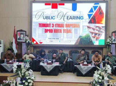 Tiga Raperda Dibahas, DPRD Kota Tegal Gelar Publik Hearing
