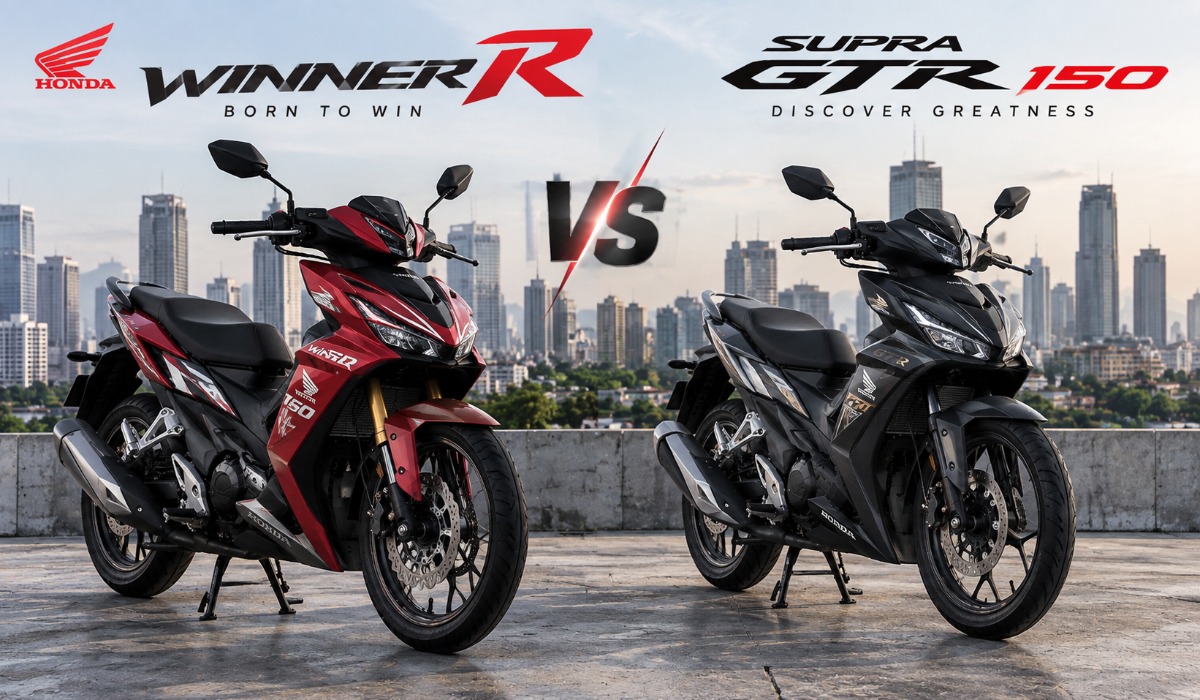 Honda Winner R 149 Cc vs Supra GTR 150, Apa Bedanya?