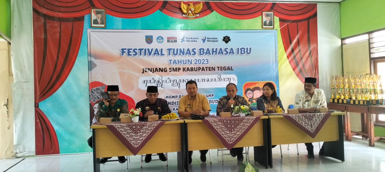 Pertama di Kabupaten Tegal, Festival Tunas Bahasa Ibu Diikuti 319 Pelajar SMP