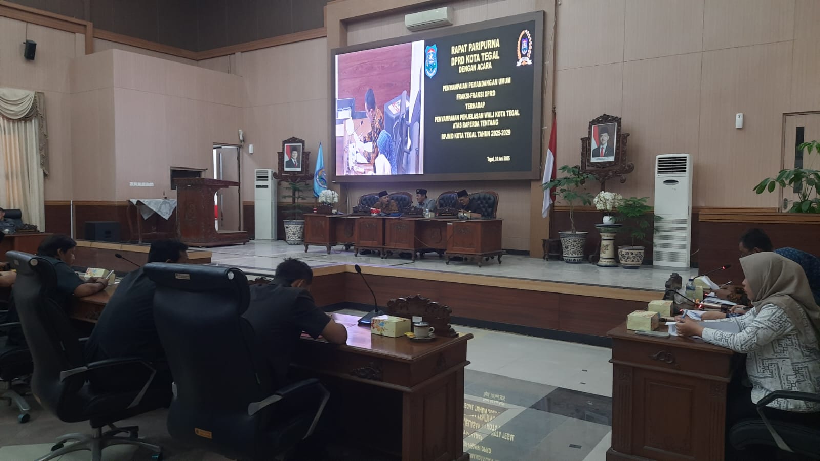 Fraksi di DPRD Kota Tegal Setuju Raperda RPJMD Dibahas