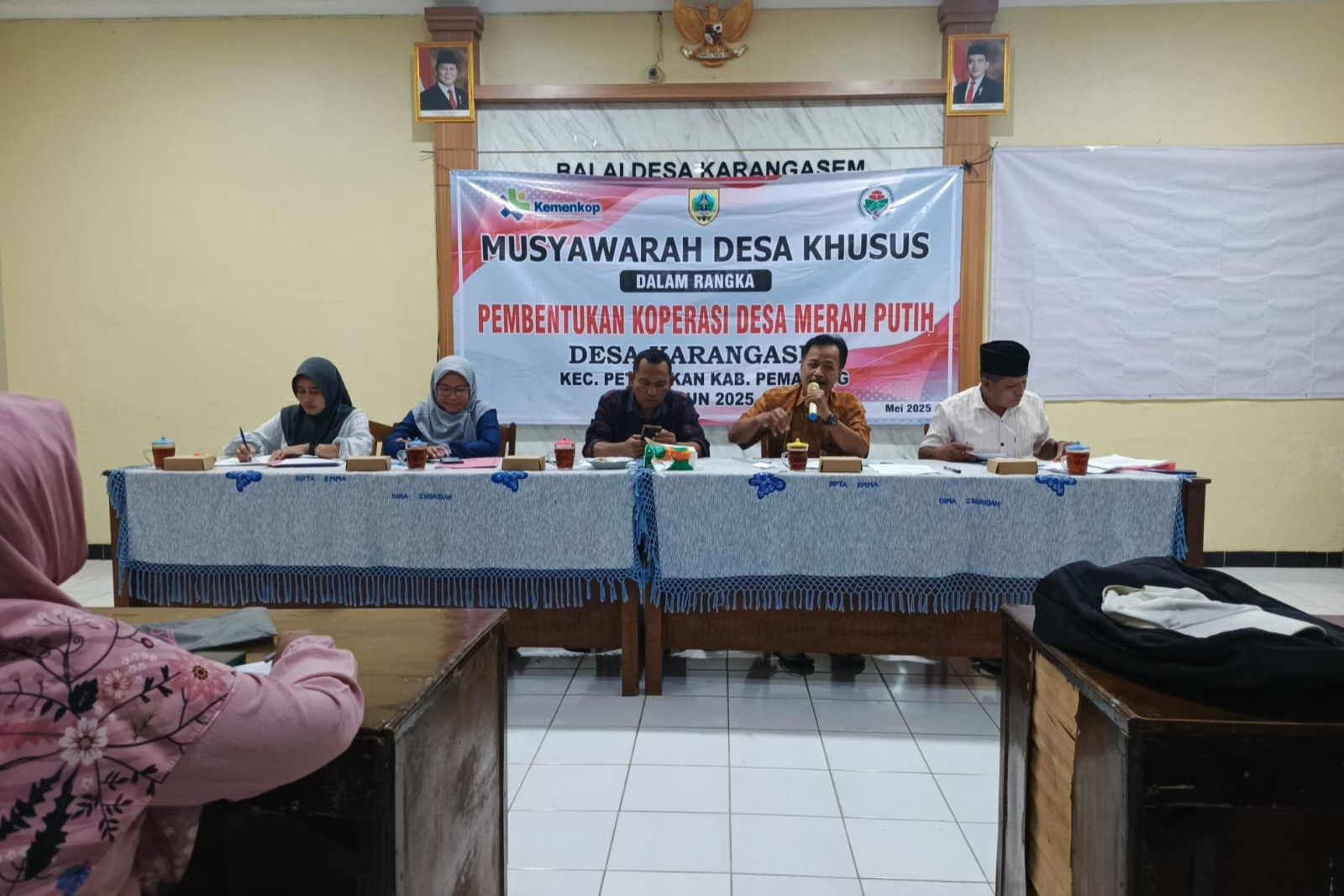 Tok! Pengurus Koperasi Merah Putih Desa Karangasem Terbentuk