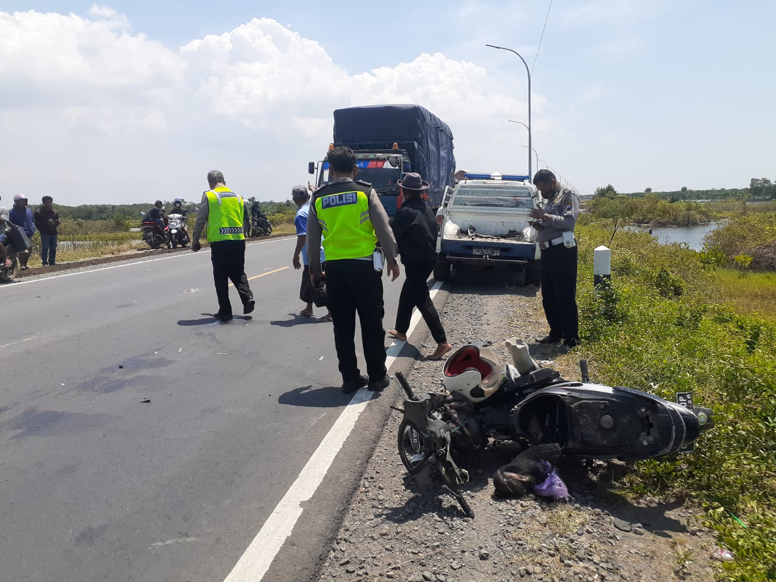 Kecelakaan Adu Banteng di Jalingkut, Dua Paser Mania Tegal Tewas