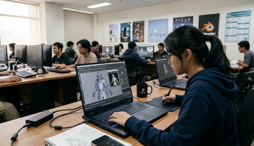 7 Laptop Terbaik untuk Rendering 3D 2026, RTX 4060 hingga RTX 4080