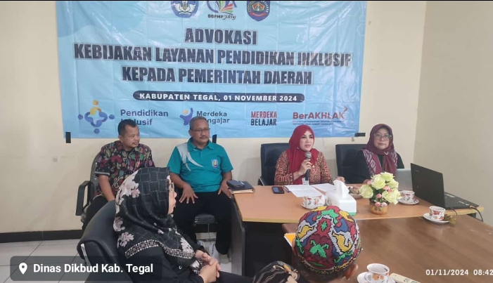 BPMP Jateng Advokasi Layanan Pendidikan Inklusi di Kabupaten Tegal