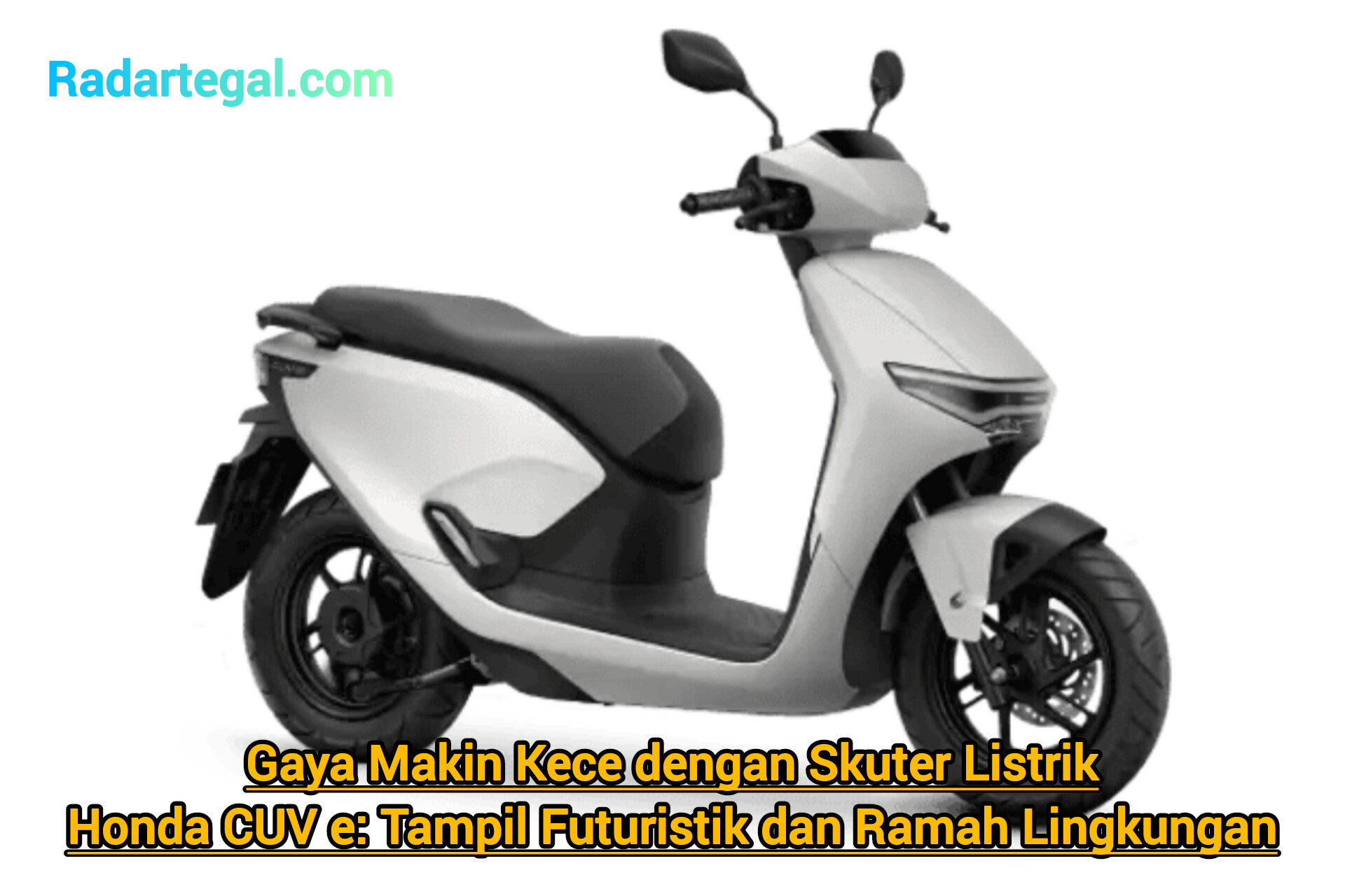 Gaya Makin Kece dengan Skuter Listrik Honda CUV e: Tampil Futuristik, Tetap Ramah Lingkungan!