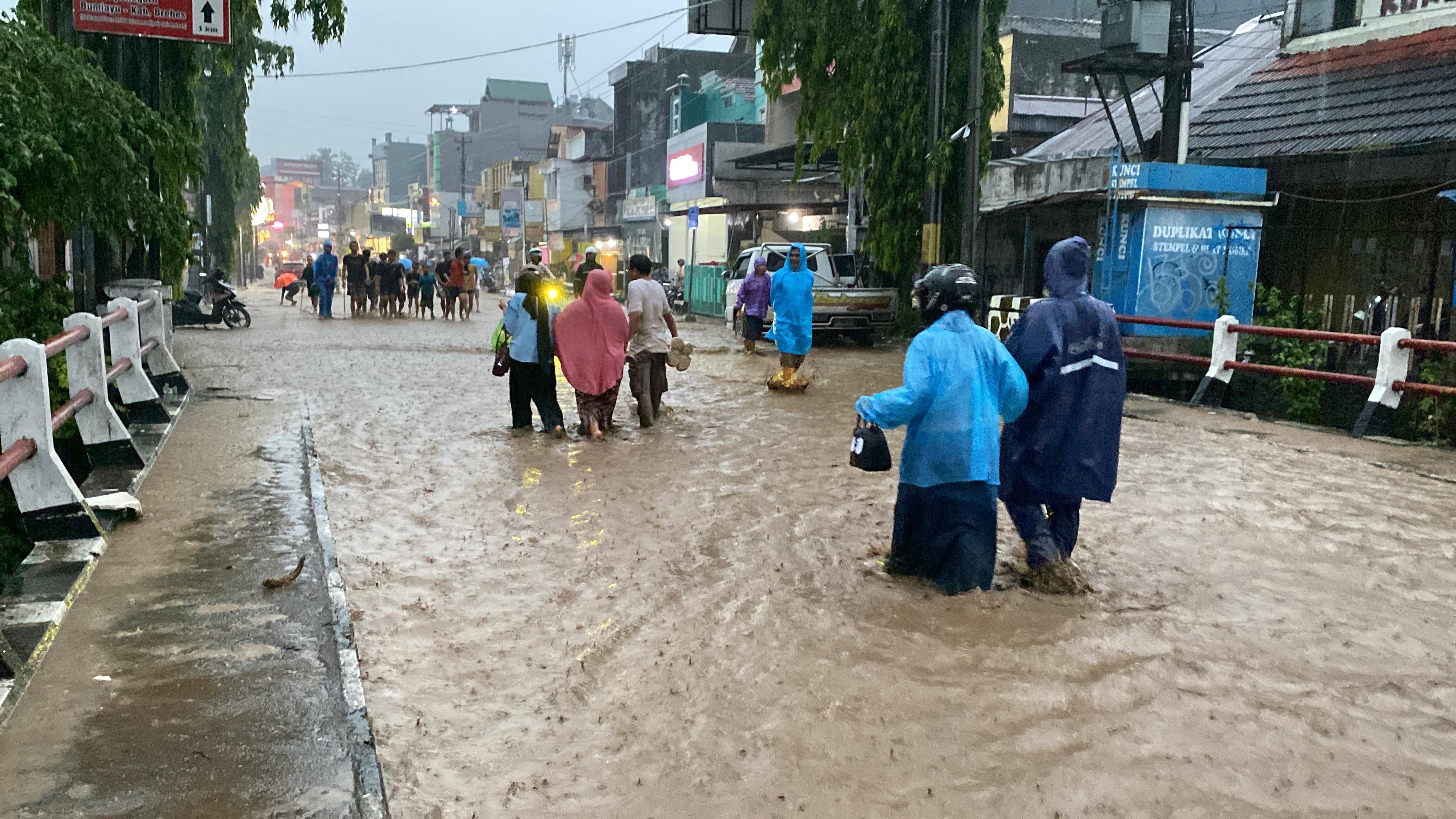 Banjir di Brebes Selatan, Ratusan Rumah Terendam