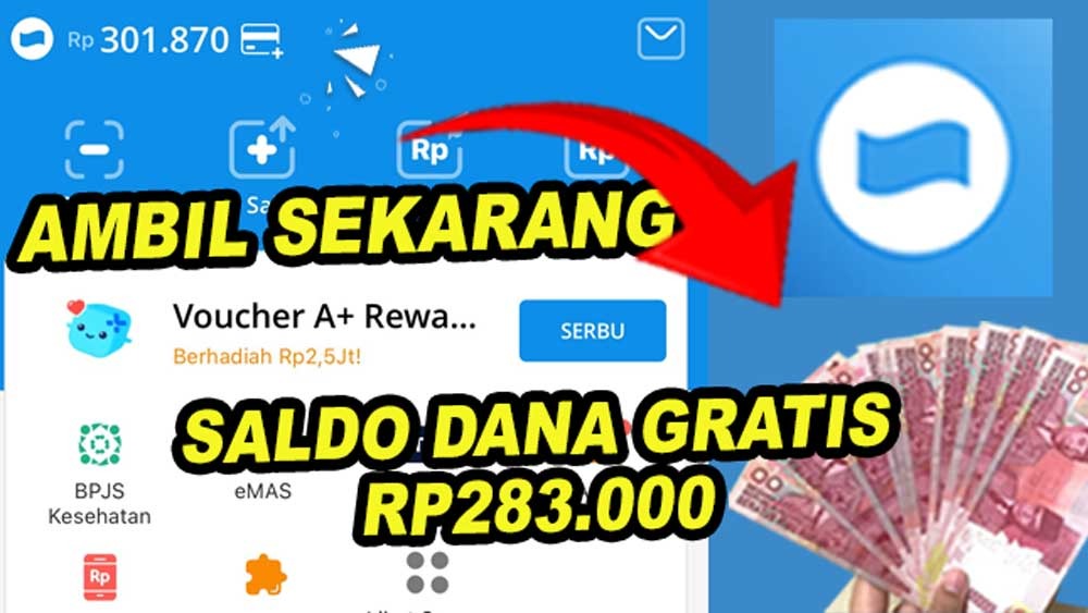 Berkah 9.9, Cuma Login Saldo DANA Gratis 283 Ribu Langsung Ditransfer ke Dompet Digital Tanpa Syarat