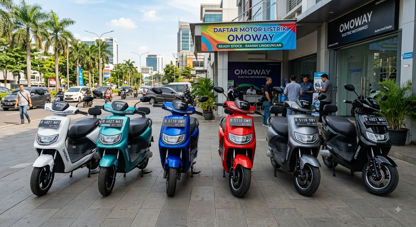 Daftar Motor Listrik OMOWAY Canggih, Bikin Kaget Semua Orang!