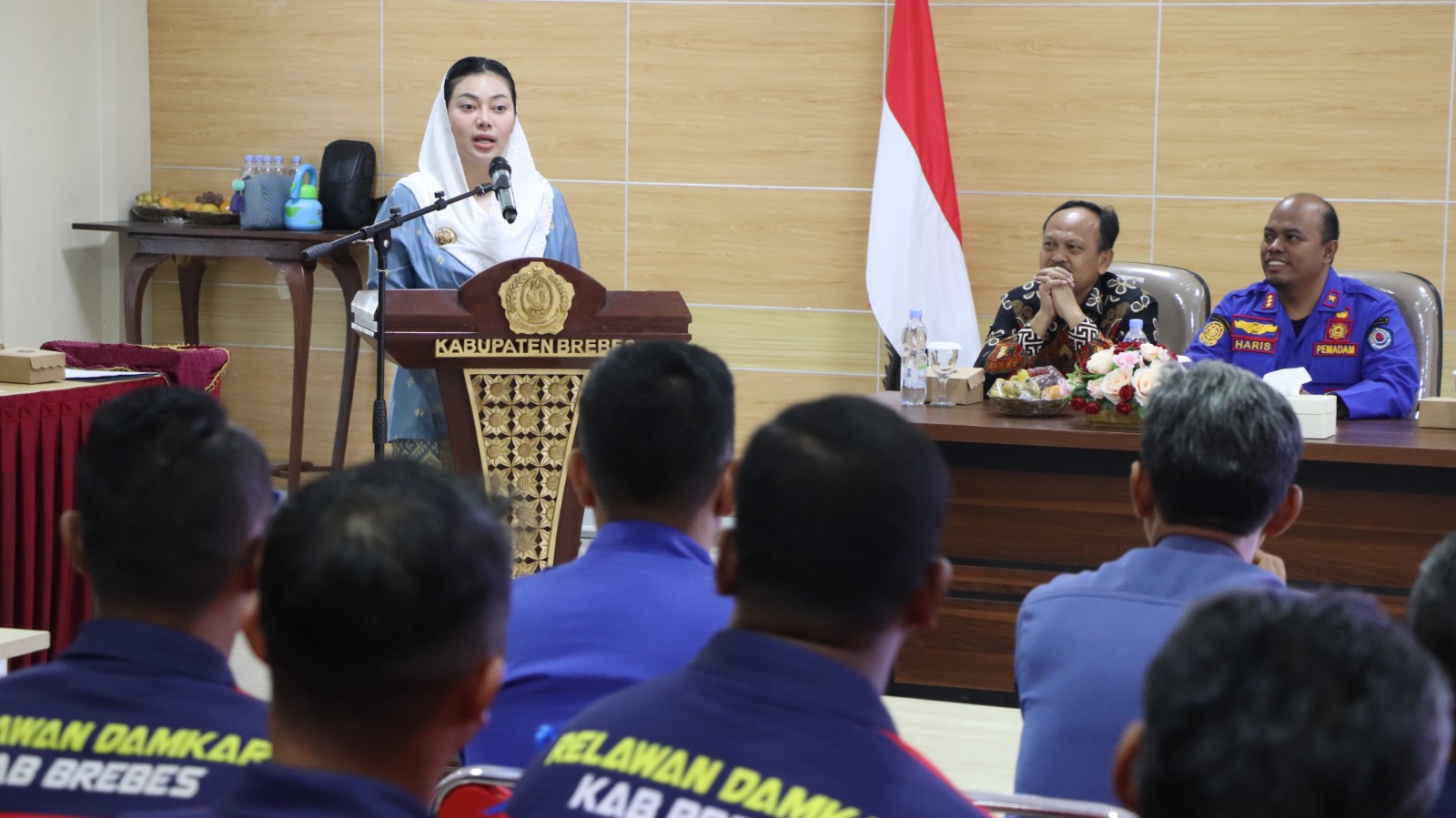 800 Personel Redkar Dikukuhkan, Mas Damkar Brebes Resmi Dilaunching 