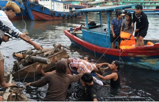 Satu Korban Perahu Tenggelam di Perairan Tegal Ditemukan Tak Bernyawa   