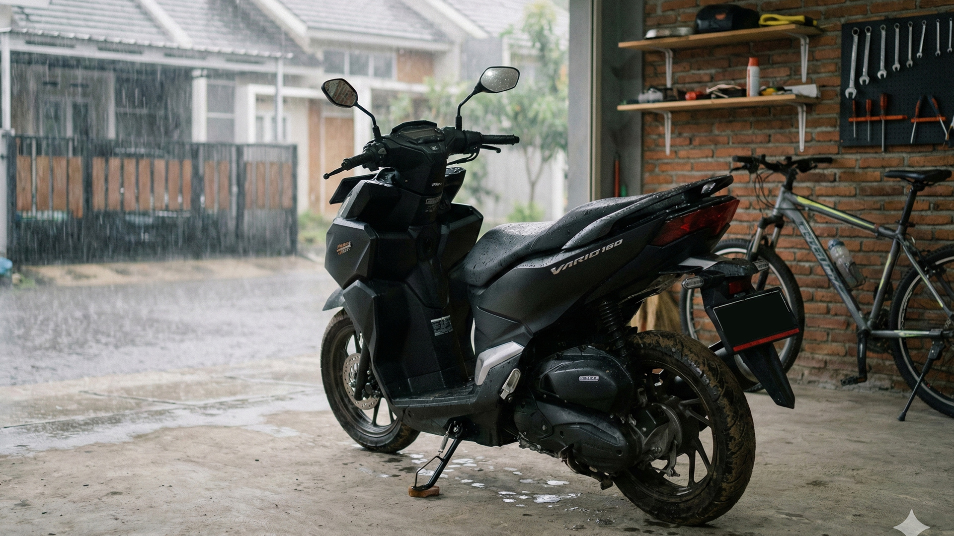 Cari Aman saat Hujan! Cek 5 Bagian Motor Honda Ini Usai Melintasi Genangan 