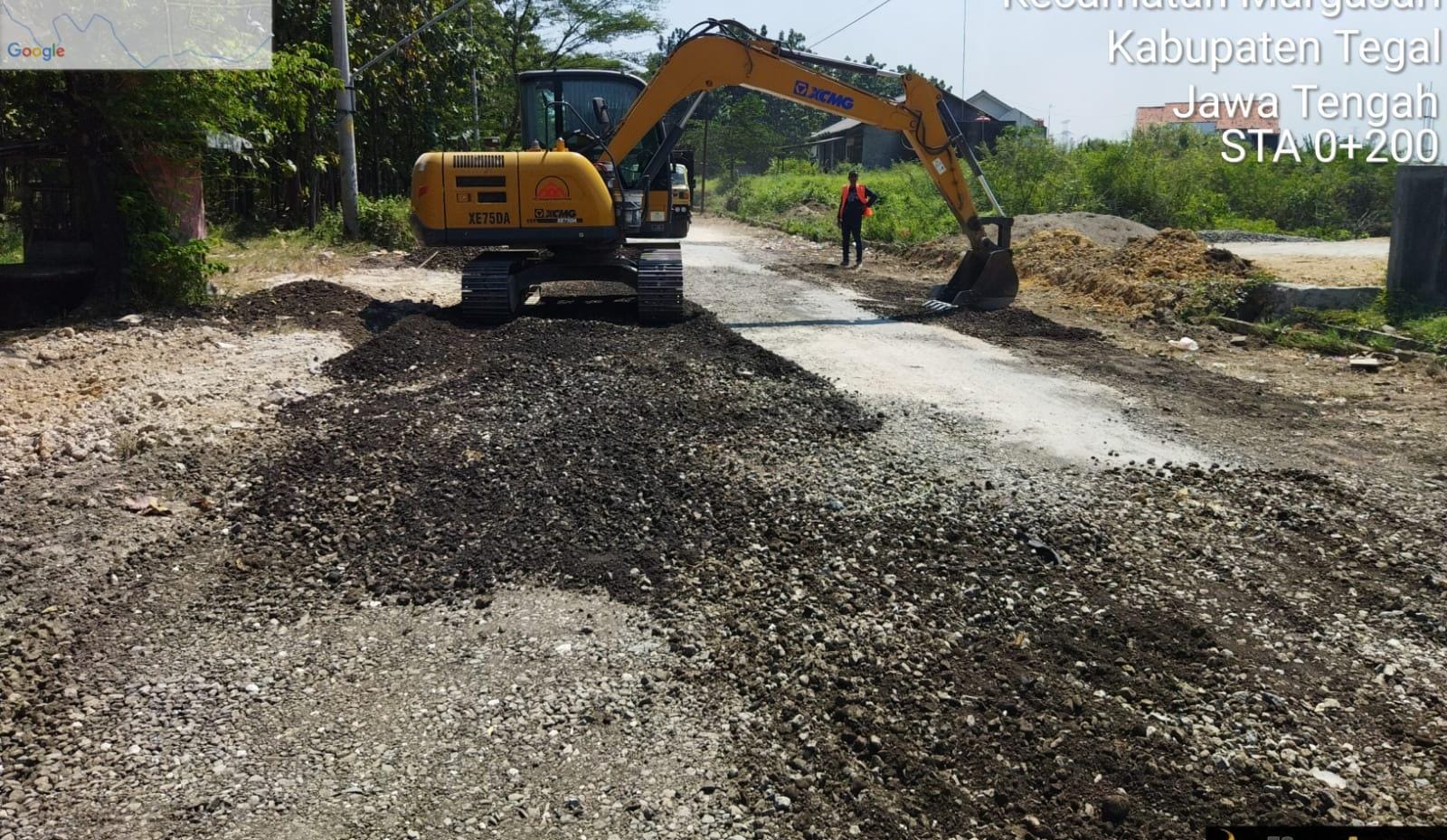 Telan Anggaran Rp1,679 Miliar, Jalan Margasari-Pagerbarang Kabupaten Tegal Diperbaiki  