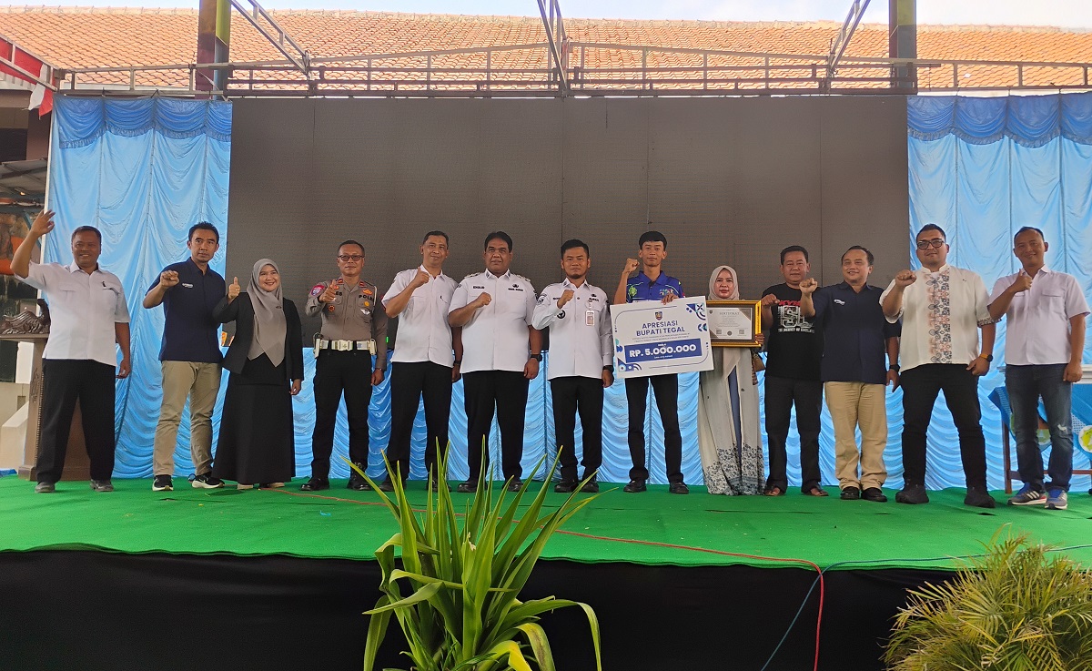 Bupati Apresiasi Pemenang Yamaha Sunday Race 2026 Asal SMK Islamiyah Adiwerna Tegal