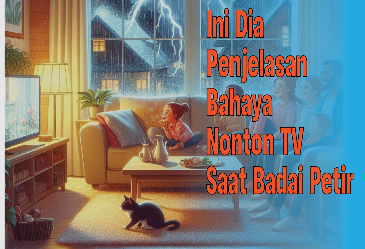 Amankah Menonton TV Saat Badai Petir Terjadi? Berikut Penjelasannya