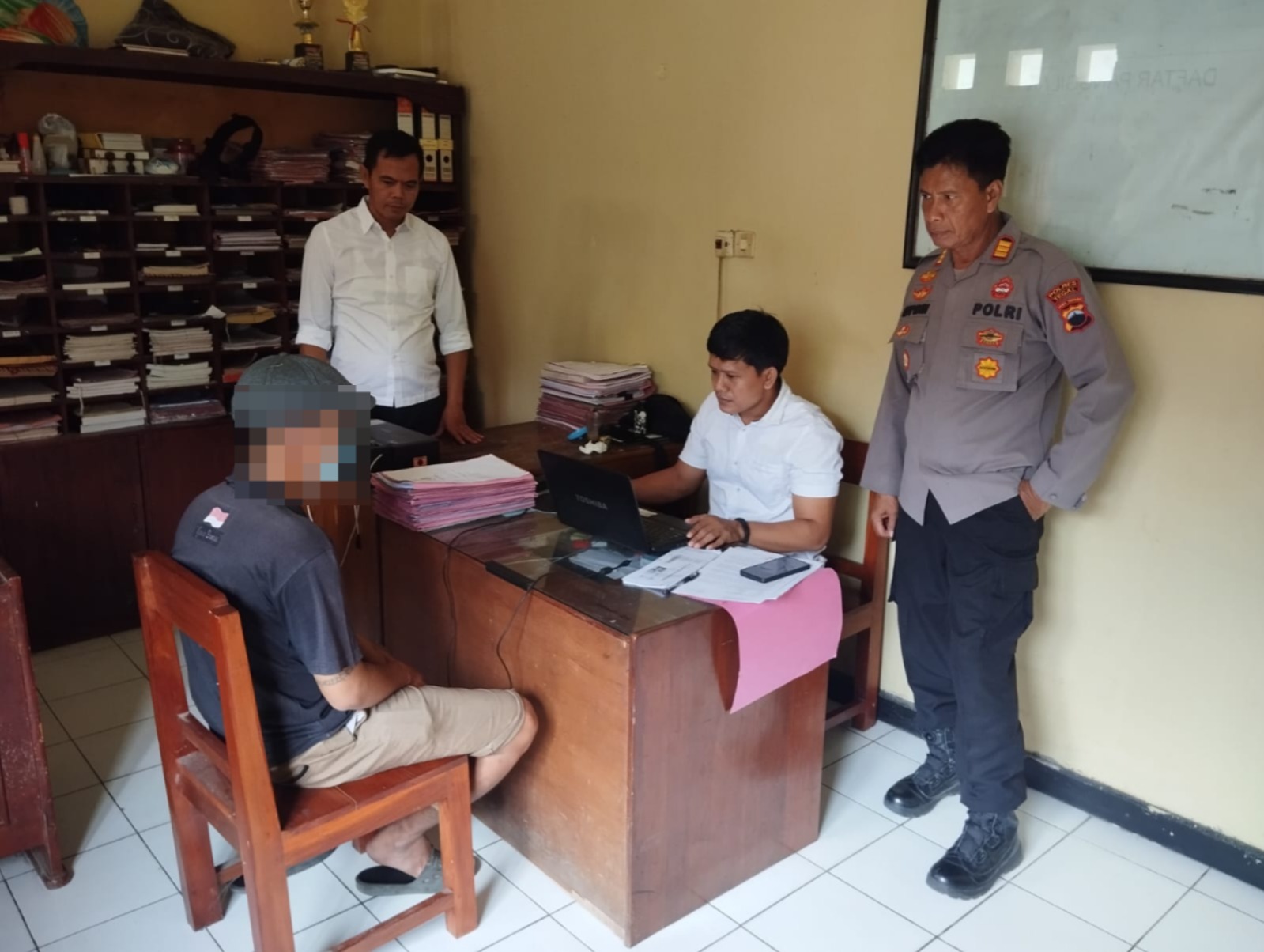 Beraksi di Tower, Kawanan Pencuri Plat Baja di Kabupaten Tegal Tertangkap di Margasari  