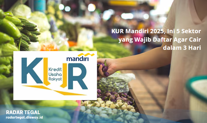 KUR Mandiri 2025, Ini 5 Sektor yang Wajib Daftar Agar Cair dalam 3 Hari