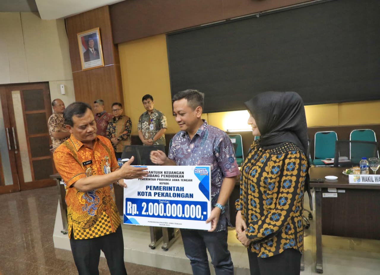 Pemkot Pekalongan Terima Bankeu dari Pemprov Jateng Sebesar Rp61 Miliar
