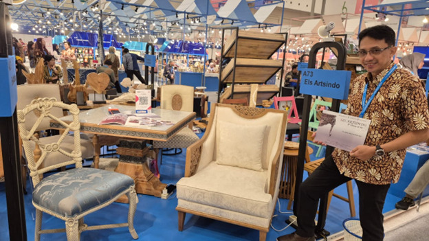 Ikut BRI UMKM EXPO(RT) 2025, Pengusaha Seni Ukir Jepara Sudah Tembus Pasar Global 