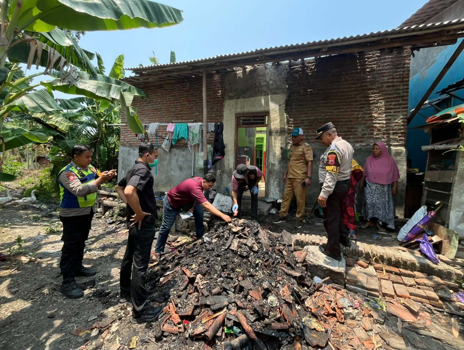Rumah Warga Pegundan Pemalang Terbakar, Diduga Akibat Korsleting Listrik