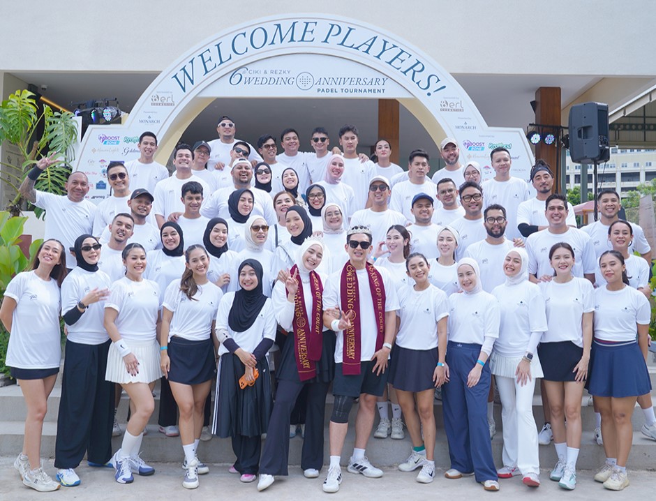 Rayakan 6 Tahun Pernikahan, Citra Kirana & Rezky Aditya Gelar Event Padel Spesial Bersama B ERL Cosmetics