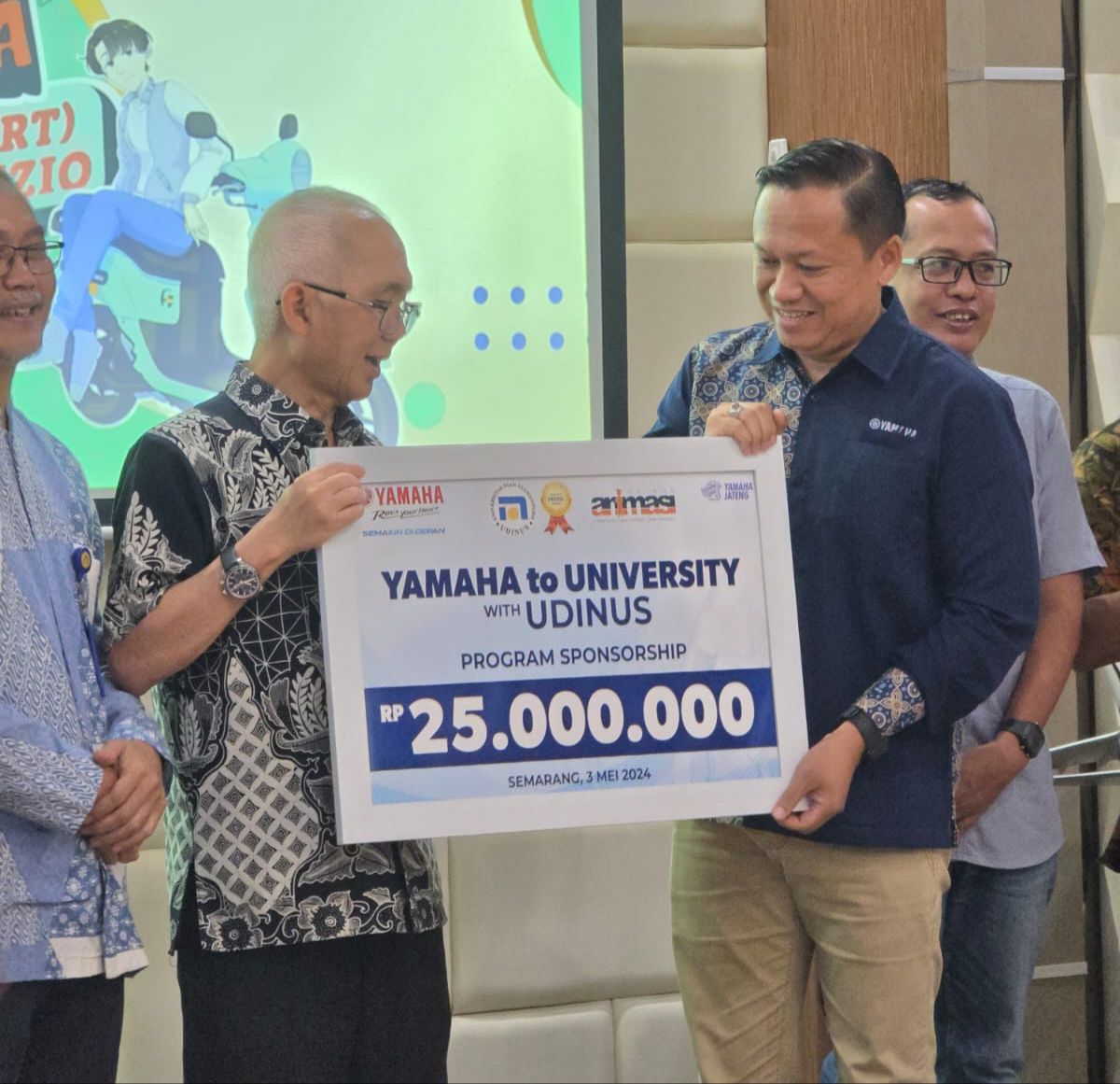 Yamaha 2 Universty with Udinus Semarang, Ada Lomba Animasi Berhadiah Puluhan Juta