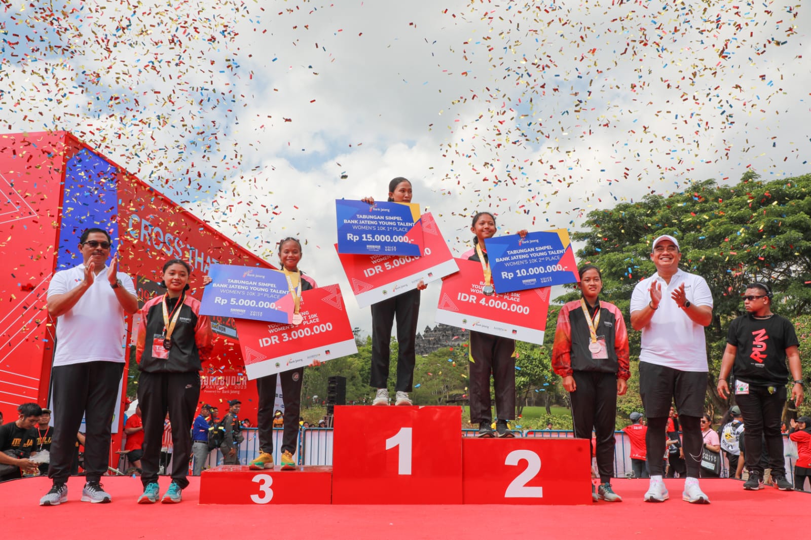 6 Atlet Young Talent Borobudur Marathon 2023 Diganjar Bonus Pemprov Jateng Belasan Juta Rupiah