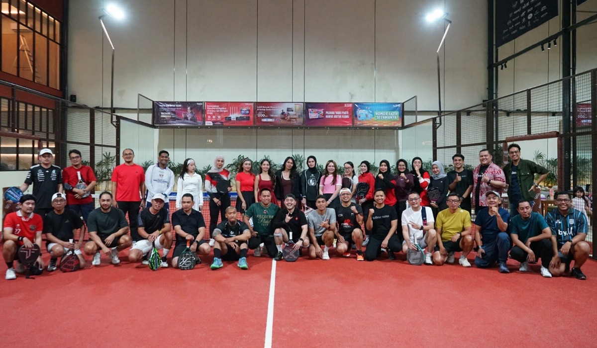 Intip Serunya Gathering Pelanggan Telkomsel Main Padel di Jogja