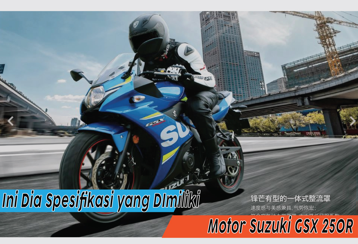 Spesifikasi Lengkap Motor Suzuki GSX 250R, Bakal Jadi Selera Para Bikers?