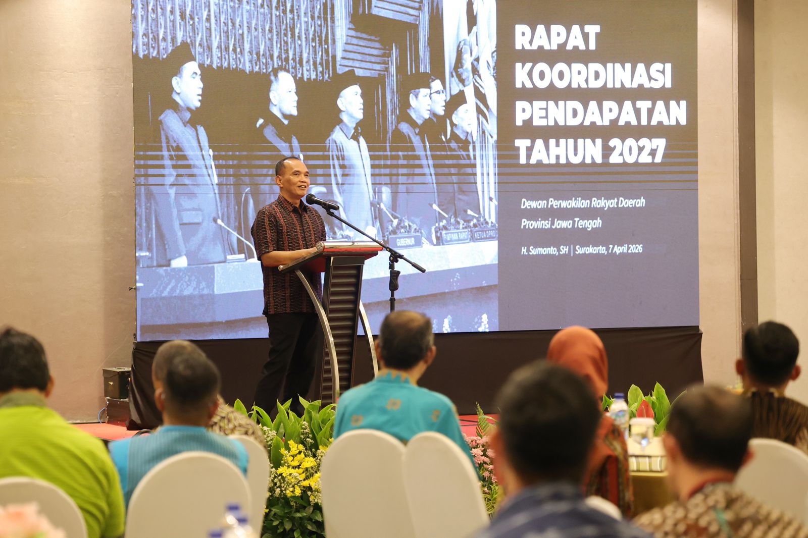 Sikapi Penurunan Dana Transfer, Ketua DPRD Jateng Minta Pemprov Lebih Mandiri dan Kreatif Gali PAD