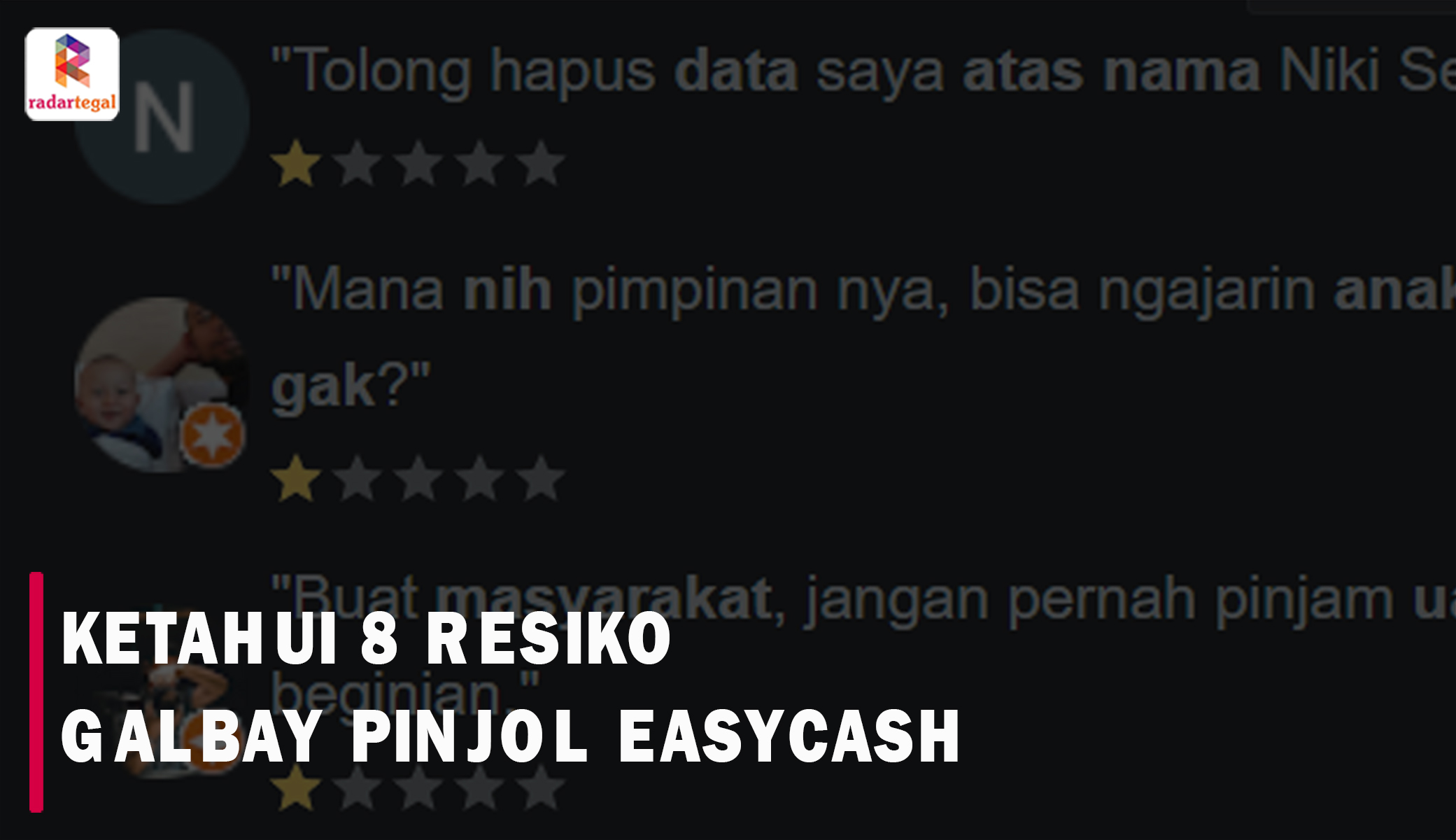 Ketahui 8 Resiko Galbay Pinjol Easycash, Mending Jangan Coba-coba Deh!