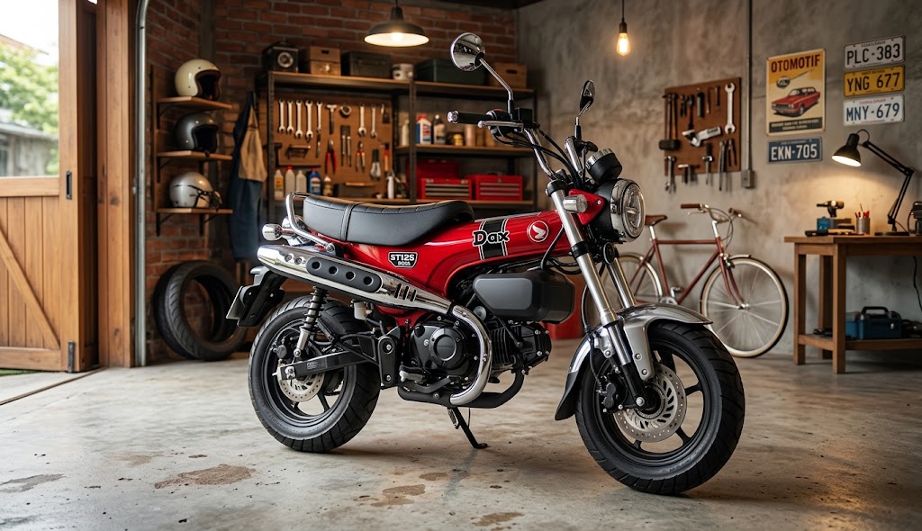 Review Honda ST125 Dax 2026, Motor Bebek Unik dengan Harga Selangit