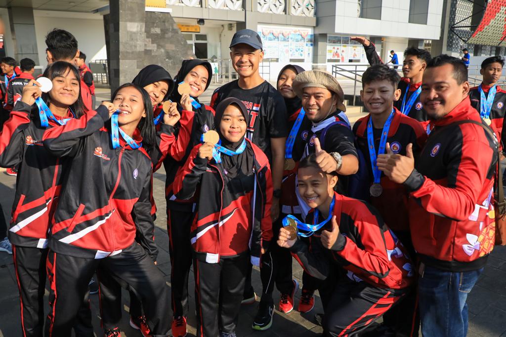 Atlet Popnas Jateng Boyong 39 Medali Emas, Ganjar Bangga Pembibitan Tuai Hasil