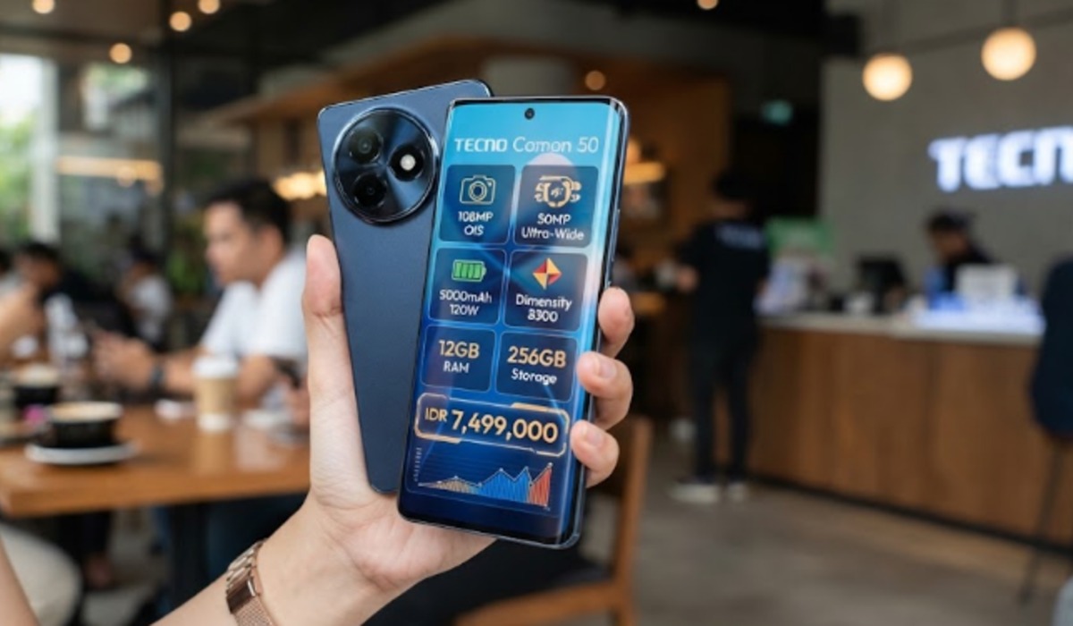 Ulasan Spesifikasi dan Harga Tecno Camon 50 Resmi Indonesia: HP Mid-Range Kamera Sultan