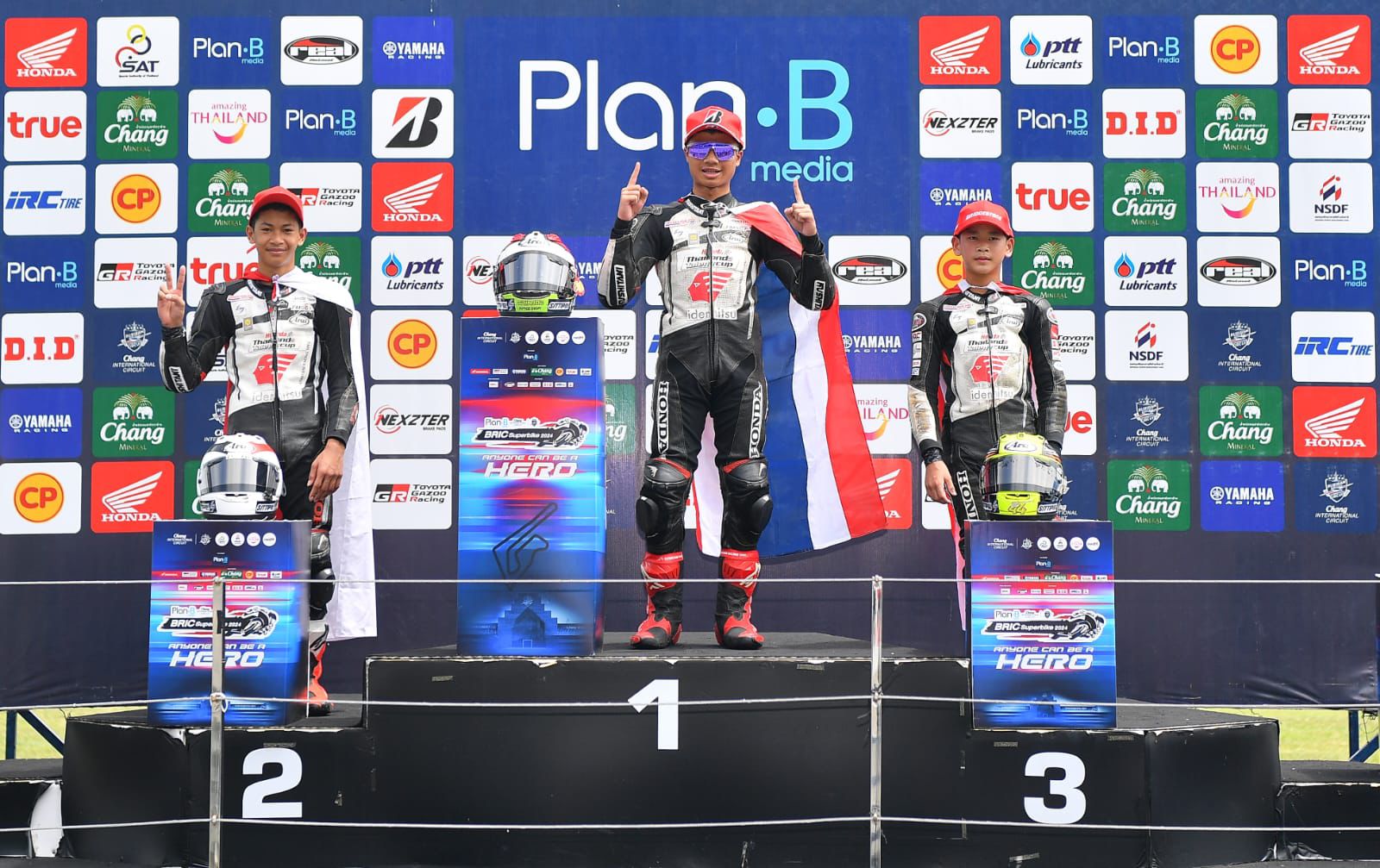 Pakai Honda NSF250R, Pebalap Astra Honda Muhammad Badly Juarai Thailand Talent Cup 2024