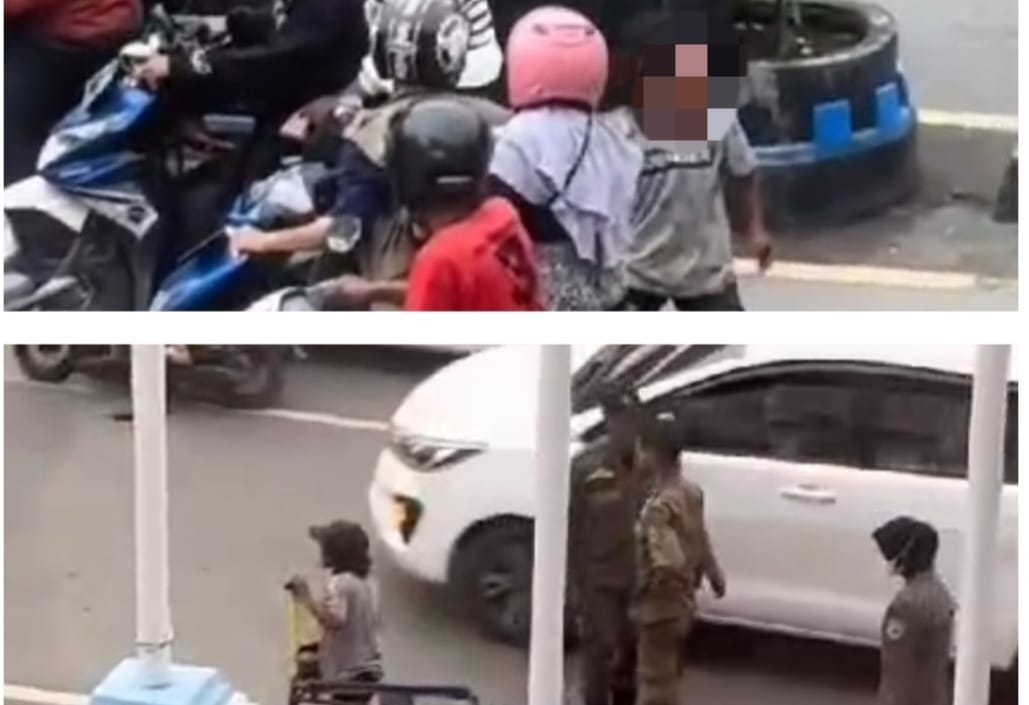 Video Viral di Medsos Pengemis Sundutkan Rokok ke Pengendara Motor, Ini Tindakan Satpol PP